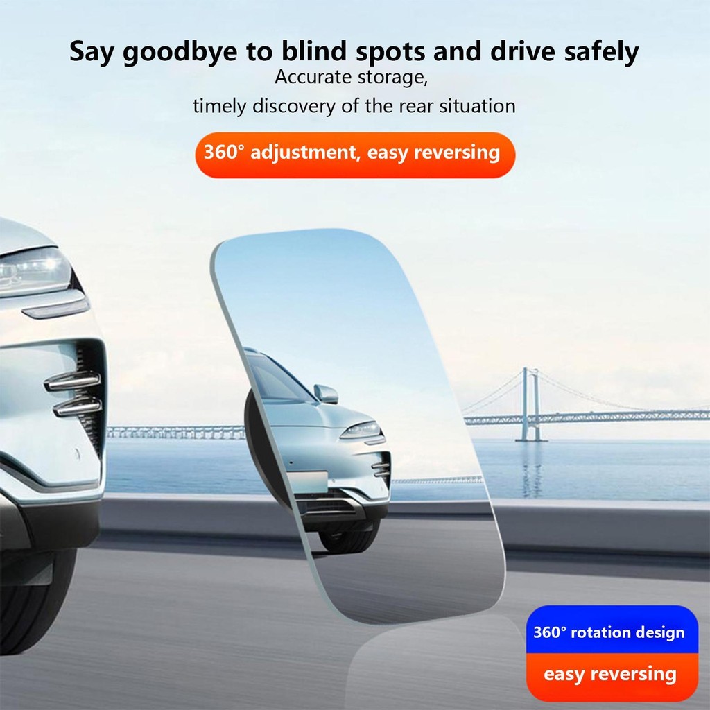 Blindspot Mirrors Frameless Car Side View Mirrors 360 Degree Rear View
