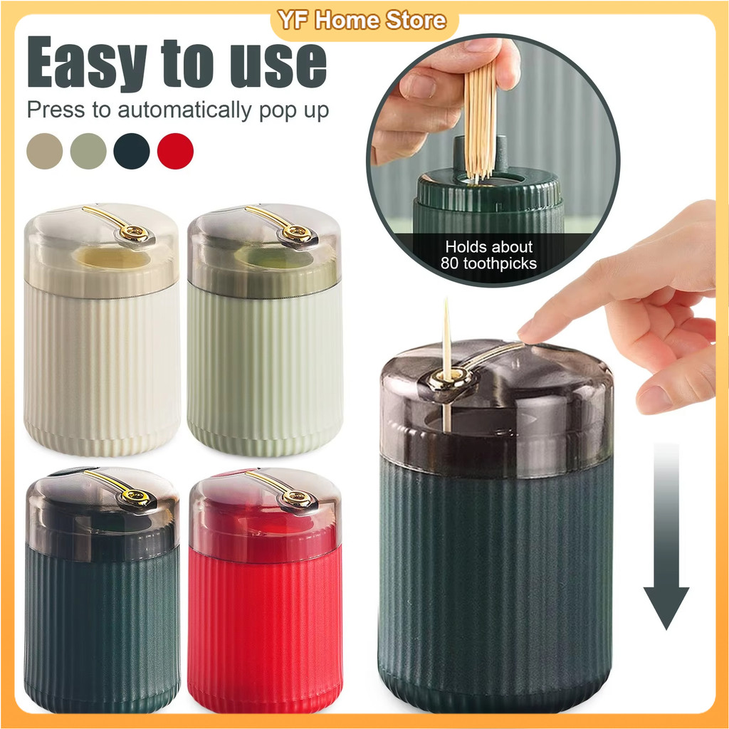 Automatic Toothpick Dispenser Tooth Pick Holder Plastic Toothpick ...