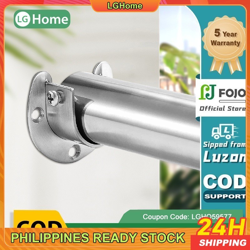 Clothes Rail Closet Rail Curtain Rod Round Tube Closet U Shaped Rod ...