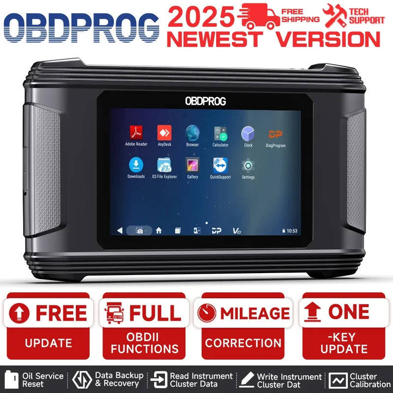 2025 OBDPROG M500 Cluster Calibration Professional OBD2 Instrument ...