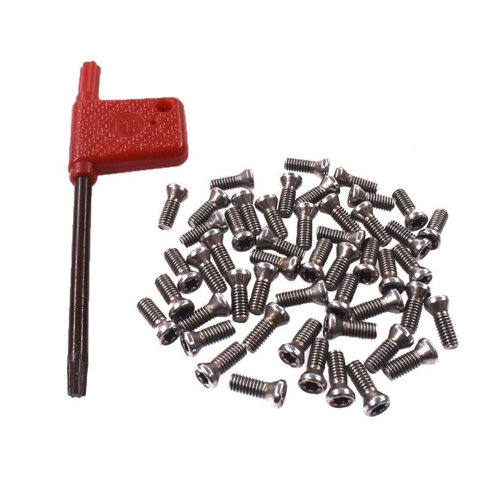 {LUSH} 50pcs M3 x 8mm Insert Torx Screw for Carbide Inserts Lathe Tool ...