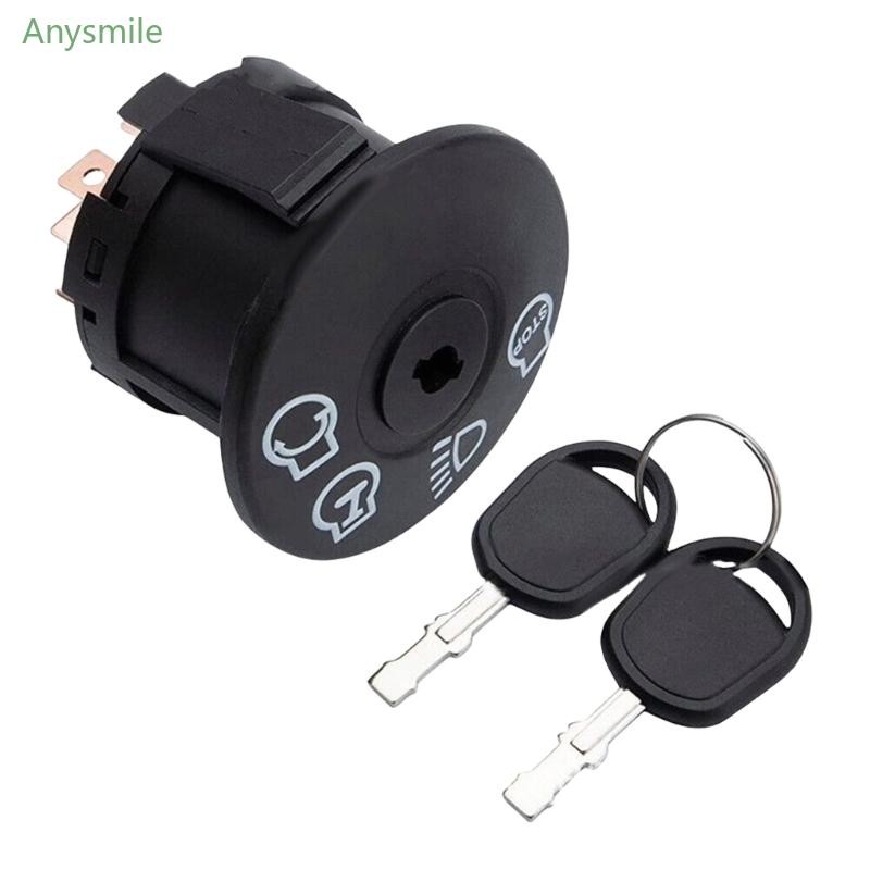 thumbnail image 2 of VNFEJEJR 1/2Set Metal Ignition Lawn Mower Start Switch With 2 Keys 5 Pins Lawn Car Switch(1 Set 2 of 14