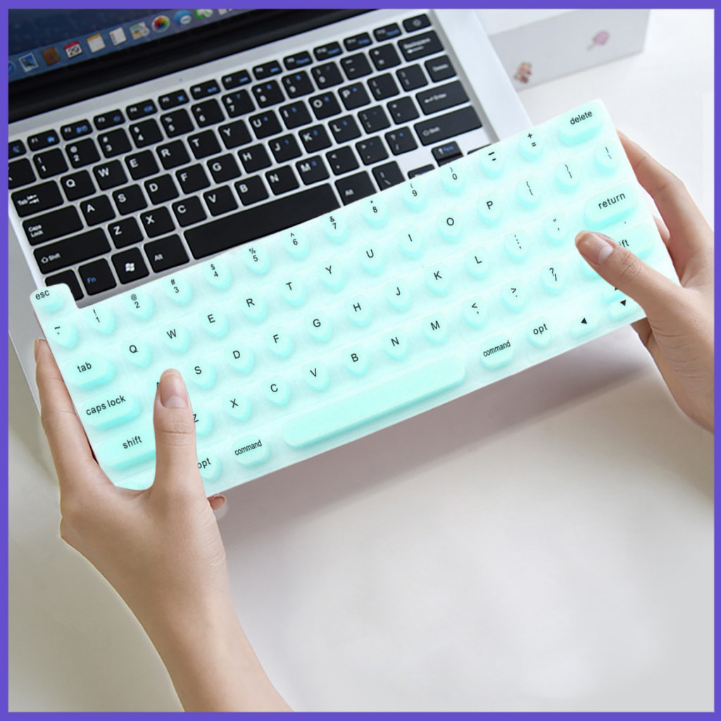 Silicone Keyboard Film Spelling Mistake-reducing Keyboard Skin Colorful ...