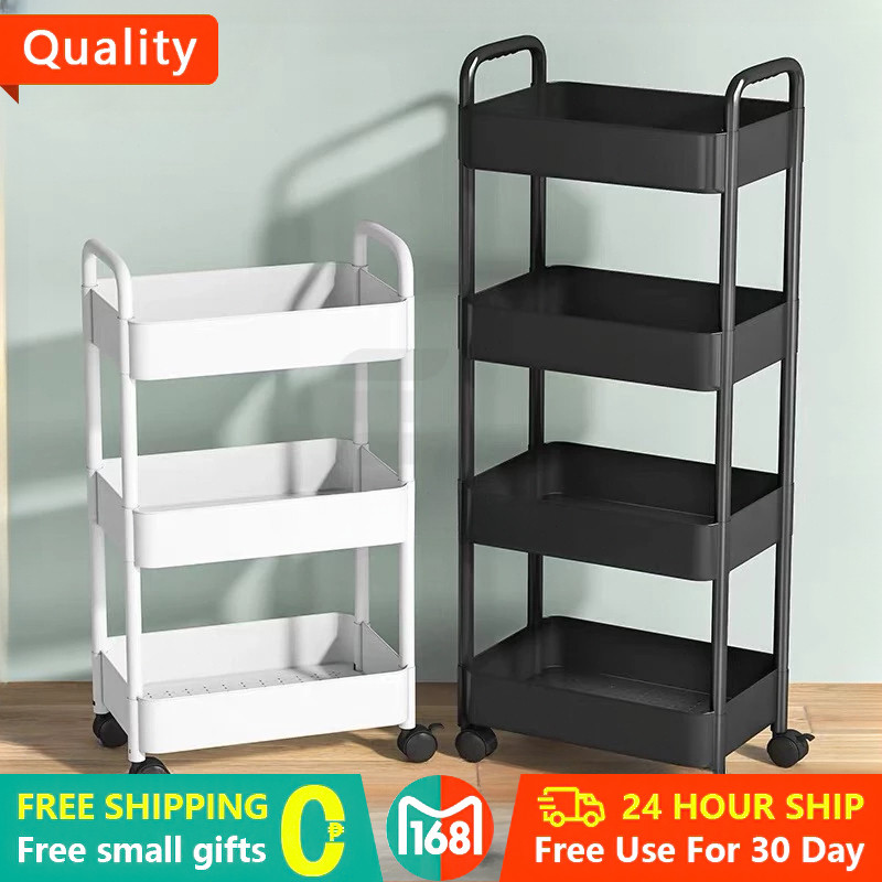 Trolley Cart Organizer Moving Rack Bathroom Organizer Rack Kitchen ...