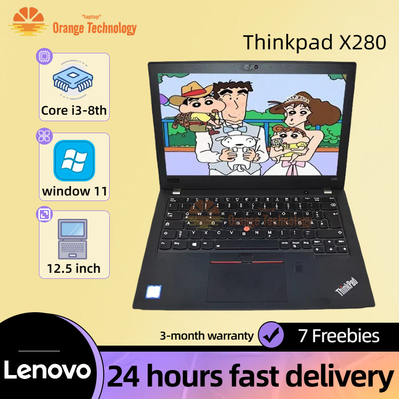12.5 inch HD lenovo ThinkPad X280 Used laptopIntel 8 GEN Bluetooth ...
