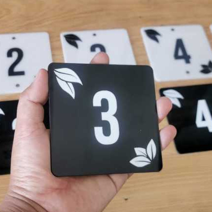 Acrylic Hotel Boarding Room Number Accommodation Acrylic Board Sign