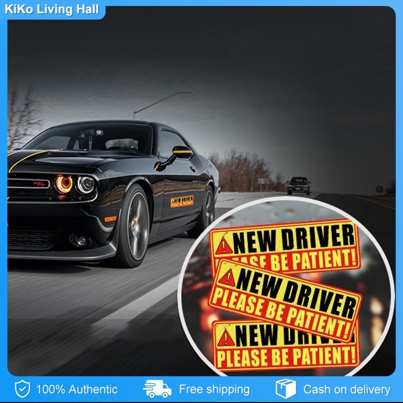 Car New Driver Magnet Signs Waterproof Safety Warning Magnetic ...