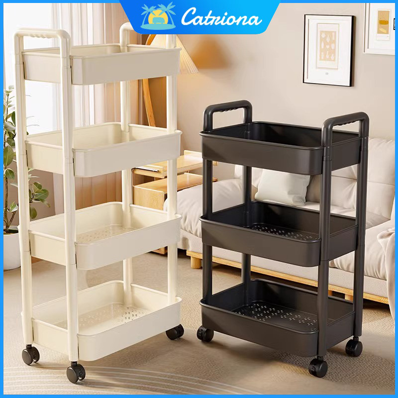 Trolley Cart Organizer Moving Rack Bathroom Organizer Rack Kitchen ...