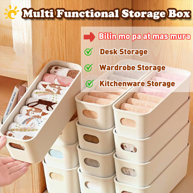 Multi-Use Storage Desktop Table Kitchen Desktop Portable Box for Makeup ...
