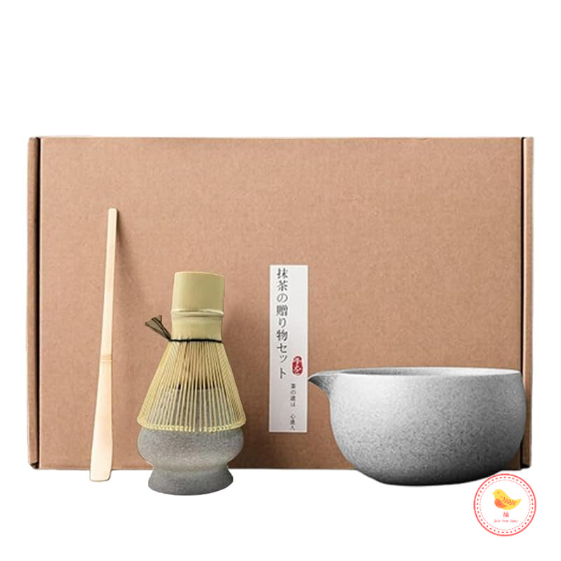 Traditional Japanese Tea Ceremony Set for Matcha - 4-Piece Beginner's ...