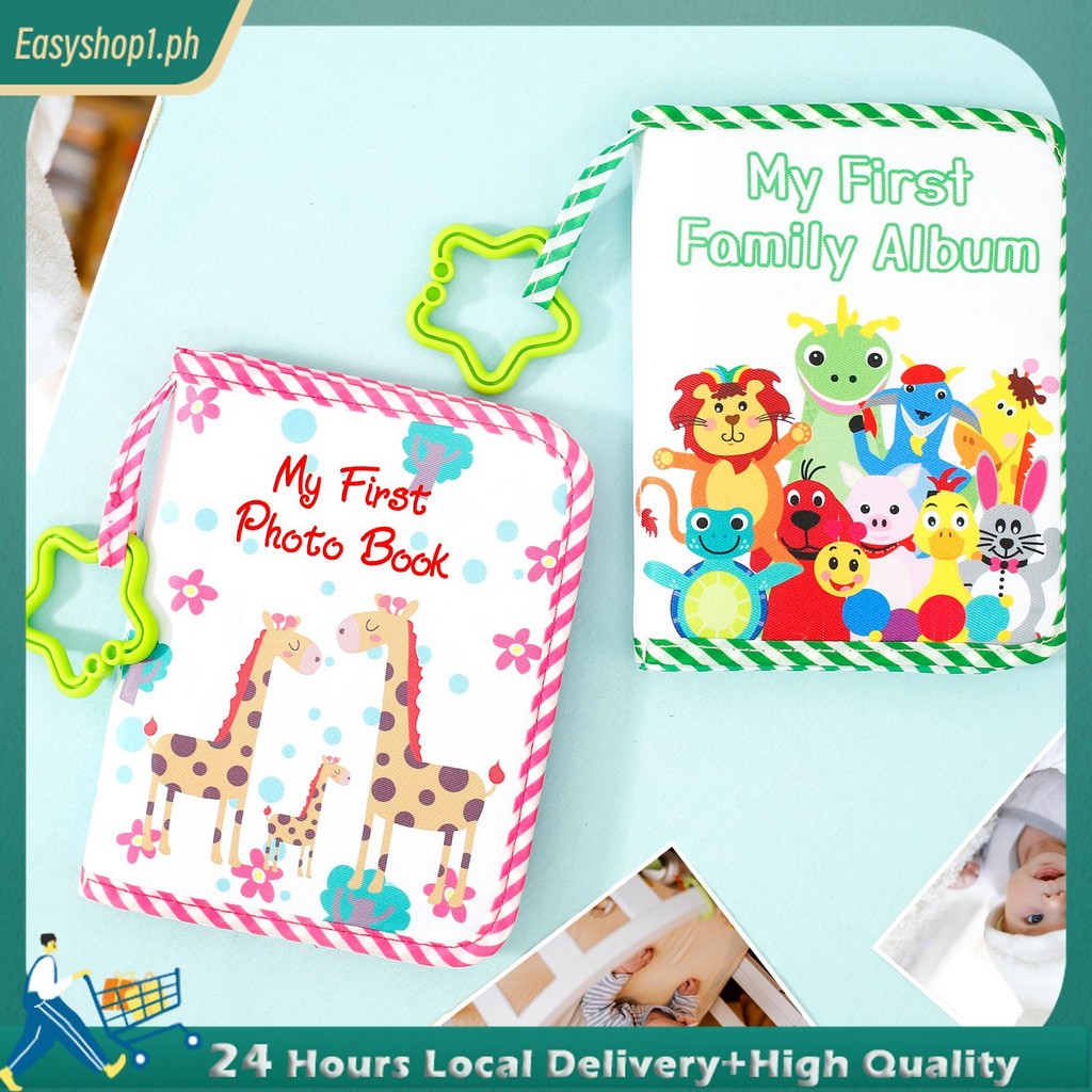First Photo Album Safe First Year Memory Album Cute Soft Cloth Photo ...