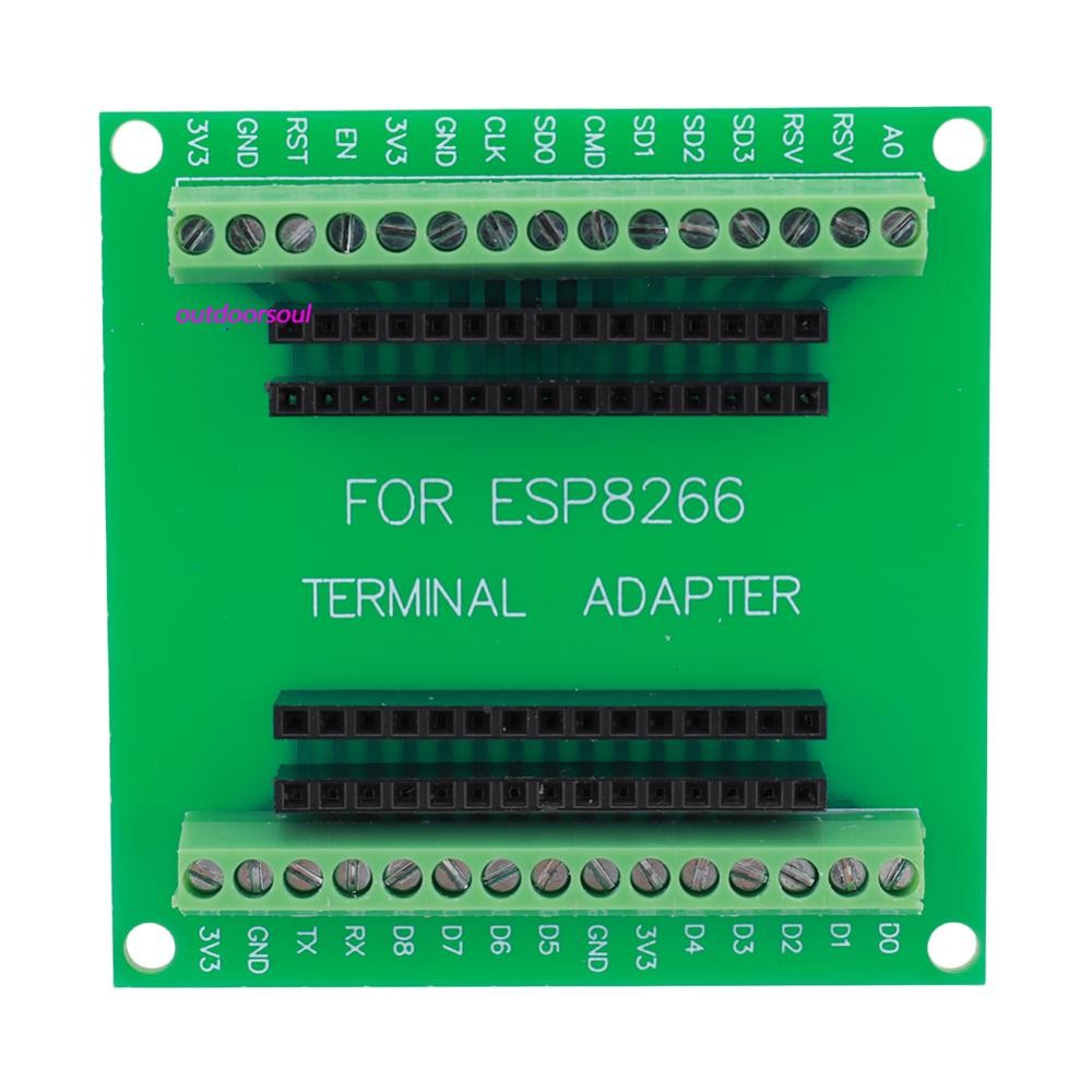 ESP8266 Expansion Board GPIO Terminal Screw Board for ESP8266 ESP-12E ...