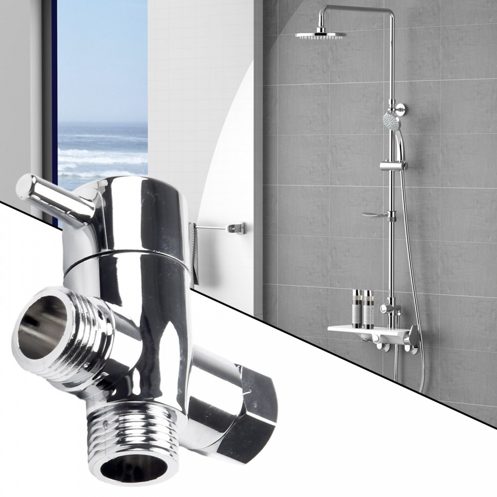 Convenient 12 Shower Head Mount Valve Diverter Easy Switch Between ...