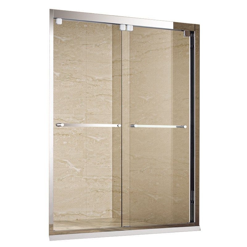 Wholesale Shower Room One-Shaped Double Sliding Door304Stainless Steel ...