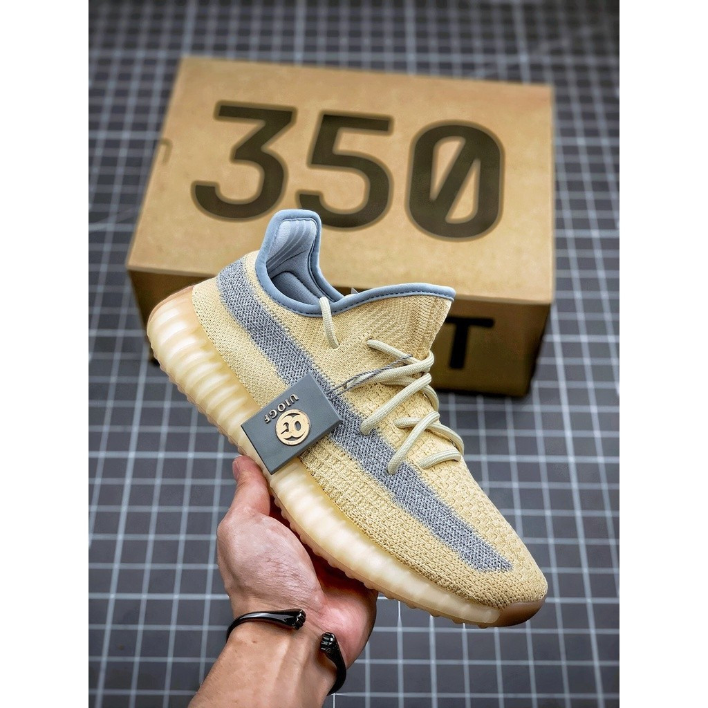New Advertising Yeezy Boost 350 V2 'Linen' NBA Basketball Shoes Tennis ...