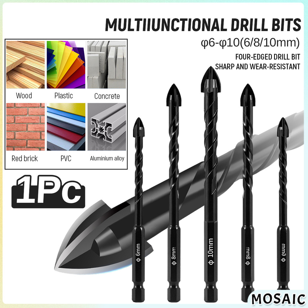 Mosaic Cross Hex Tile Ceramic Drill Bits for Glass Ceramic Concrete ...
