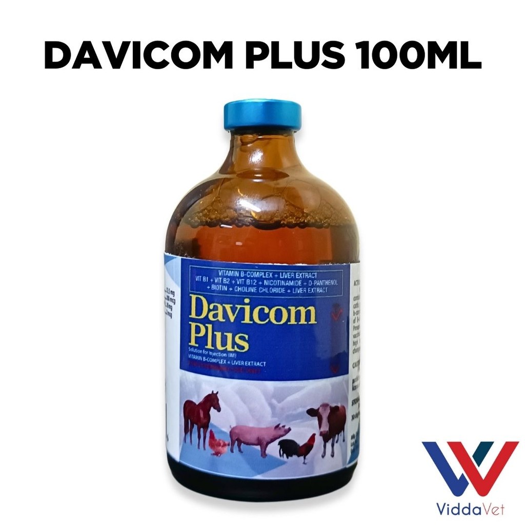 viddavet Davicom plus B-COMPLEX PLUS VITAMINS 100 ML for swine ...