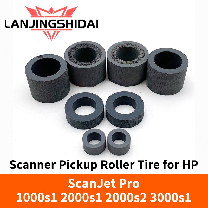 1Set Scanner Pickup Roller Tire for HP 1000s1 2000s1 2000S2 3000s1 ...