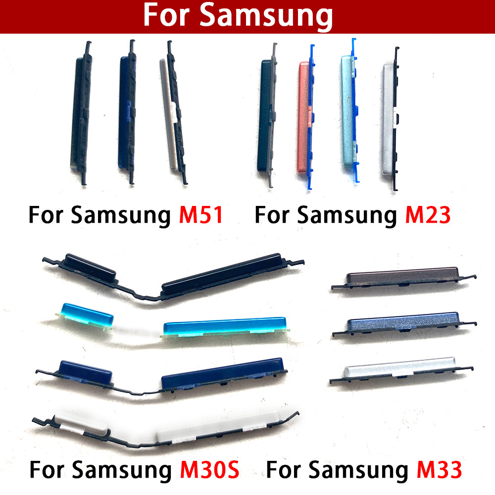 1X Side Key Power On Off and Volume Buttons For Samsung M23 M30S M33 ...