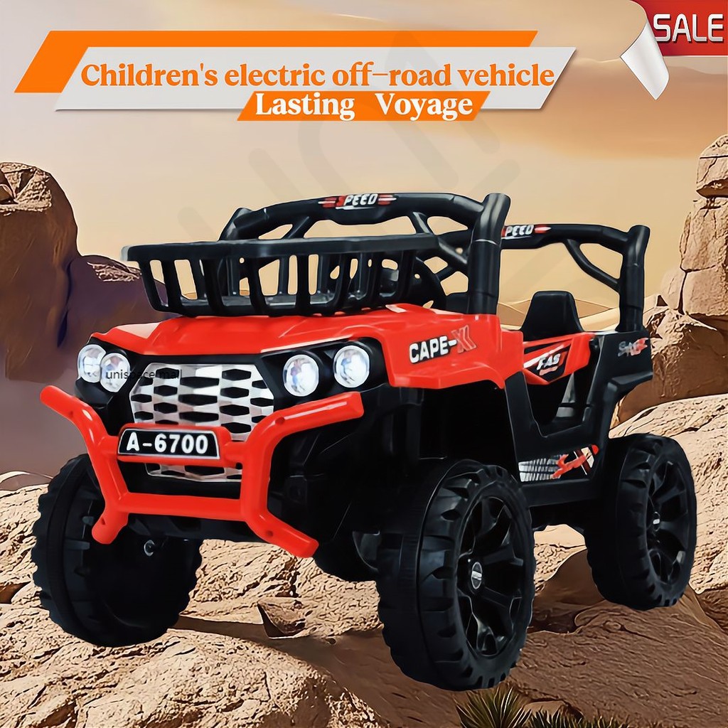 Children Electric Car Kids Jeep Off-road Rechargeable Remote