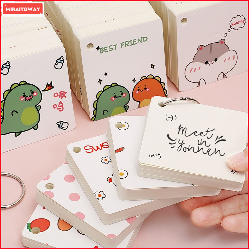 【⚡MT】Cute Cartoon Little Dinosaur Iron Ring Notebook Student Office ...