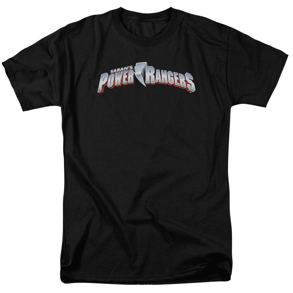 Mighty Morphin Power Rangers New Logo T Shirt Mens Licensed Tee Tops ...