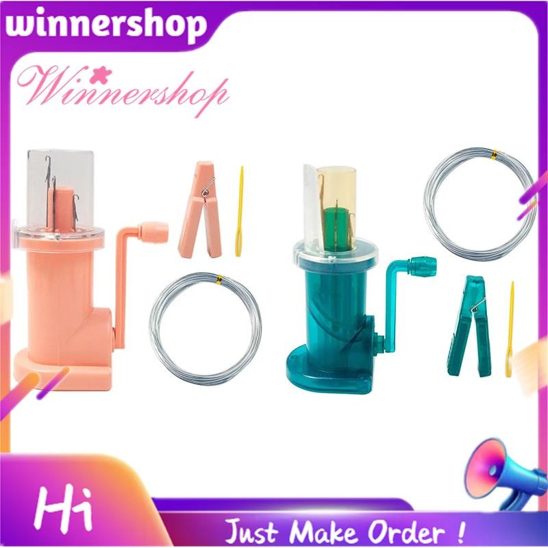 DIY Hand Knitting Mill Mini Knitting Machine Spool Knitter Wool Winder ...