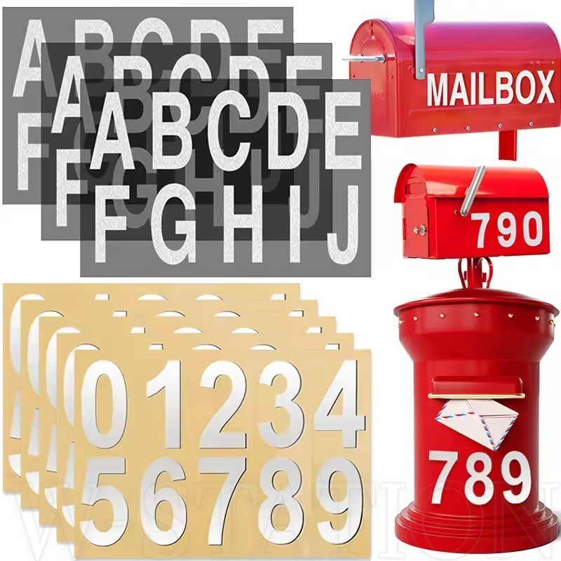 Car Reflective Letter Sticker - Waterproof, Strong Self-Adhesive ...