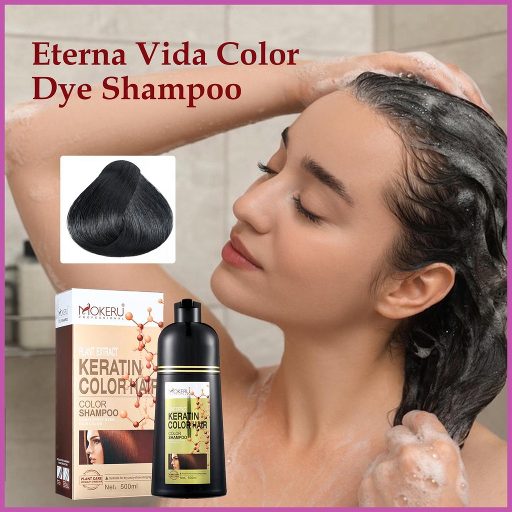 Hair Color Shampoo Gray Hair Shampoo Color Shampoo Safety Formula 6 In ...