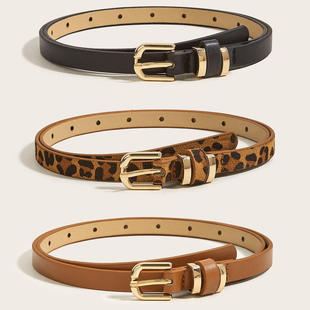 Retro Thin Belt 1.3cm Ladies All-Match Pin Buckle Small Belt Decoration ...