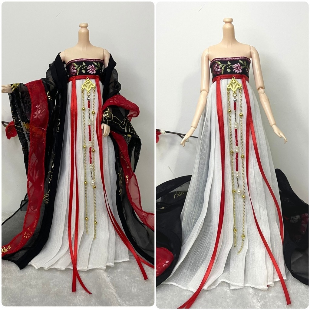 Antique Doll Clothes30cm1/6Ancient Costume Barbie Hanfu Fat Baby bjd ...