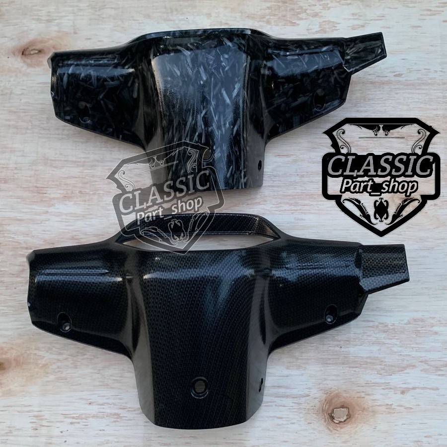 Rear shell spedoometer supra x lama carbon wtp forged kevlar gloss ...