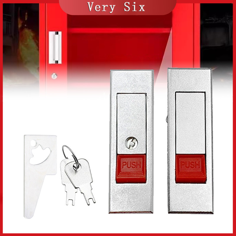 Push Button Panel Box Lock Spring-loaded Flat Locks Distribution Box ...