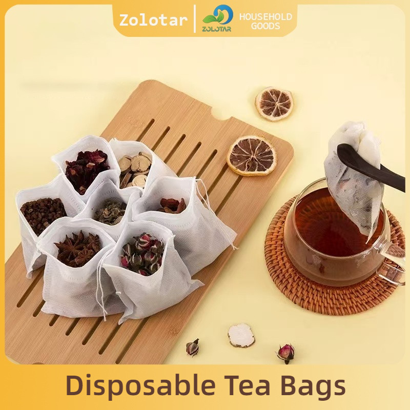 100pcs Tea Filter Bags for Loose Tea,Disposable Tea Infuser,Empty Tea ...