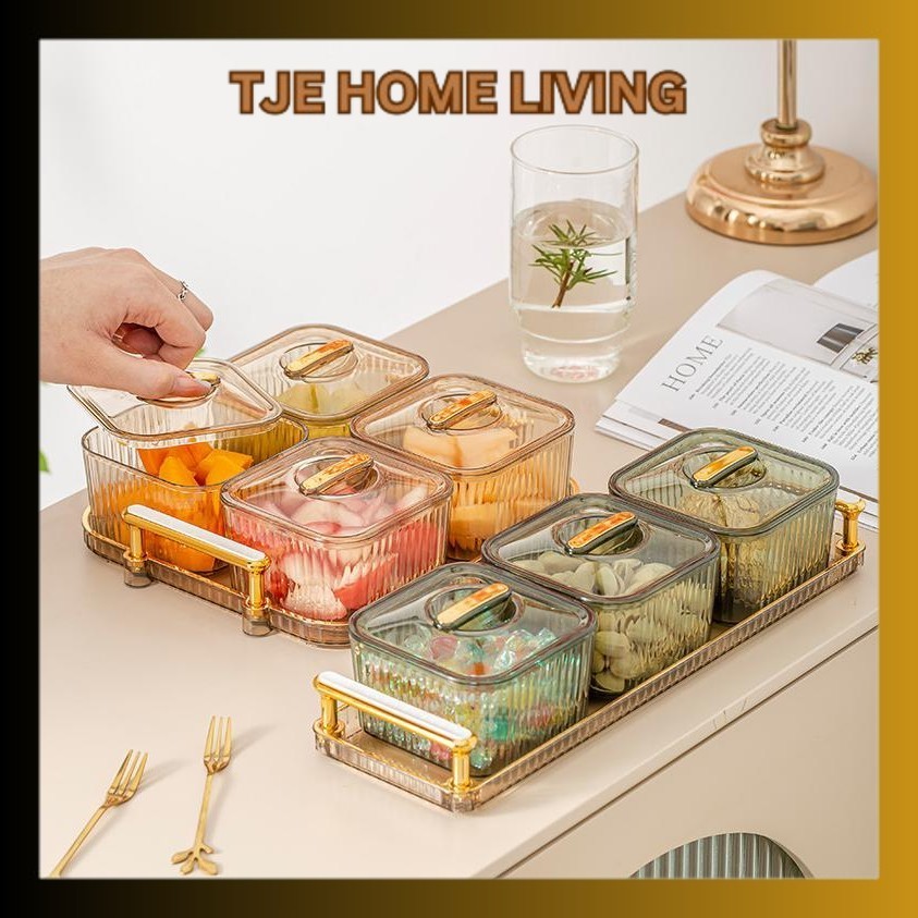 TJE Luxury Style Nordic Food Container for Dried fruit Snack/ Cannister ...