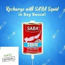 HAVI OFFICIAL SABA SQUID IN SOY SAUCE 1PC X 155G | Shopee Philippines