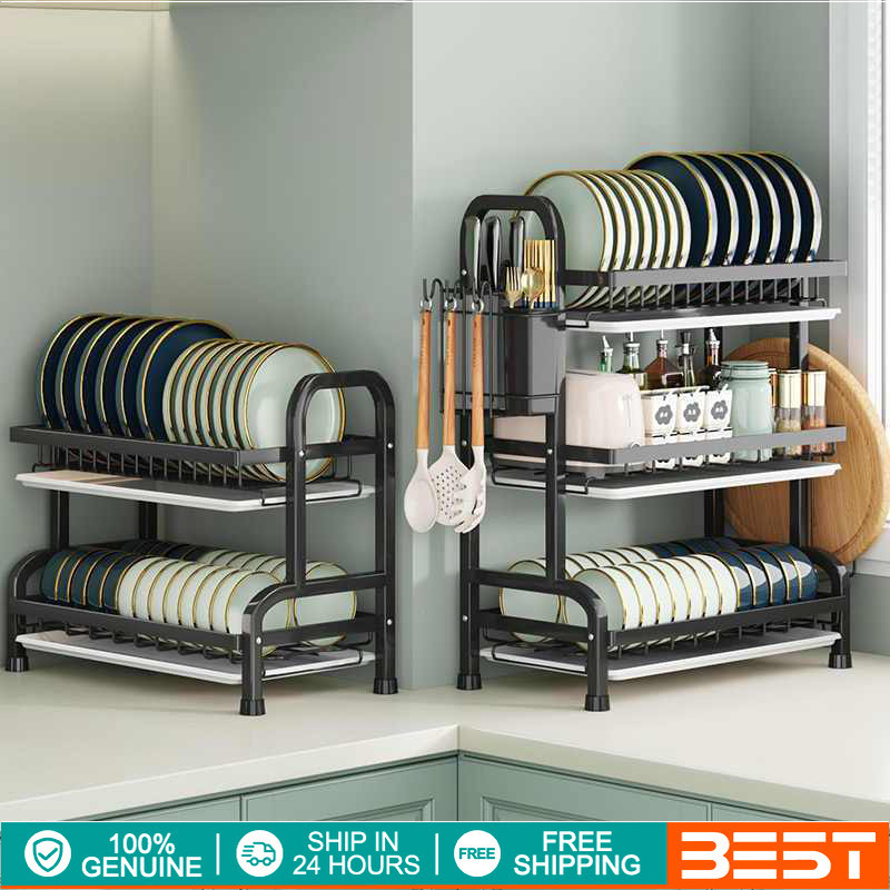 Dish Storage Rack Drain Rack Storage Rack Dish Rack Above Sink Dish ...