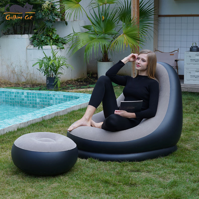 American Graffiti Casual Inflatable Sofa & Chair Set, Air Sofa Chair ...