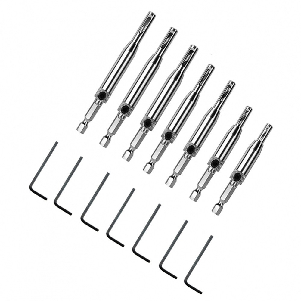 【DOLL】Self Centering Hinge Tapper Core Drill Bit Set with High Speed ...