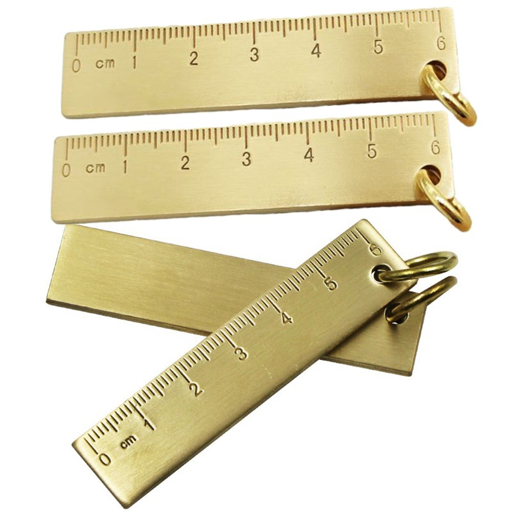 Portable Brass Ruler Set of 4 Essential Measuring Tools for Accurate ...