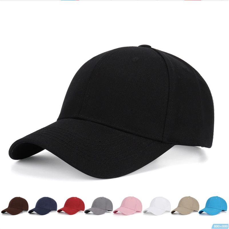 Plain Cap Men Hats Fashion Hats Outdoor Close Baseball Cap | Shopee ...