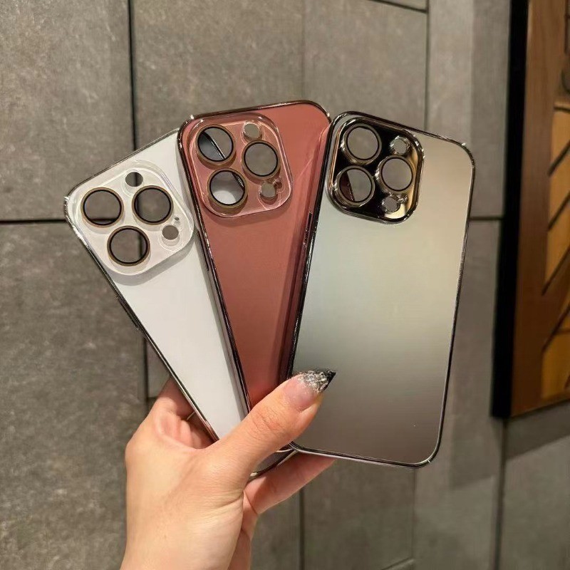 Luxury AG plating matte case for iPhone17 16 Pro MAX 11 12 13 14 15 Pro ...