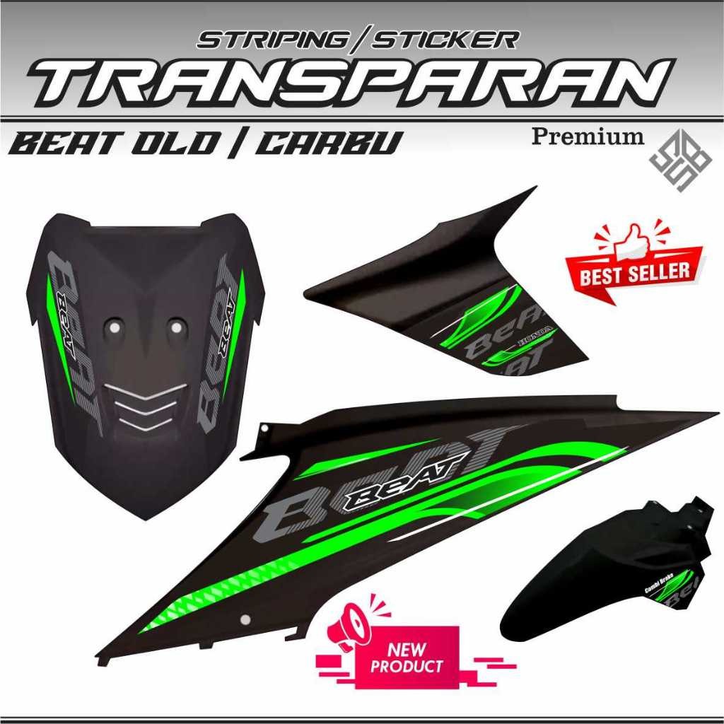 Uv TRANSFARAN- Latest Honda Beat Karbu/Old Striping Design Uv ...