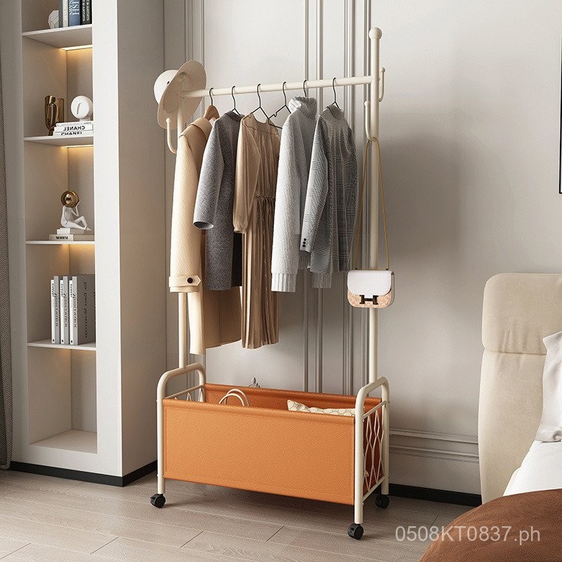 Simple Storage Living Room Bedroom Clothes Rack Household Freestanding ...