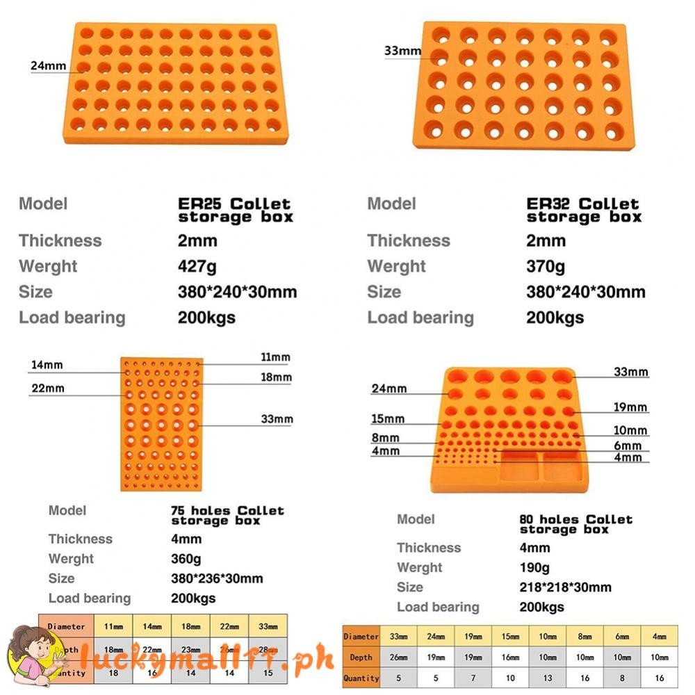 Organize Your Collets with Ease ER Collet Storage Box for CNC Machines ...