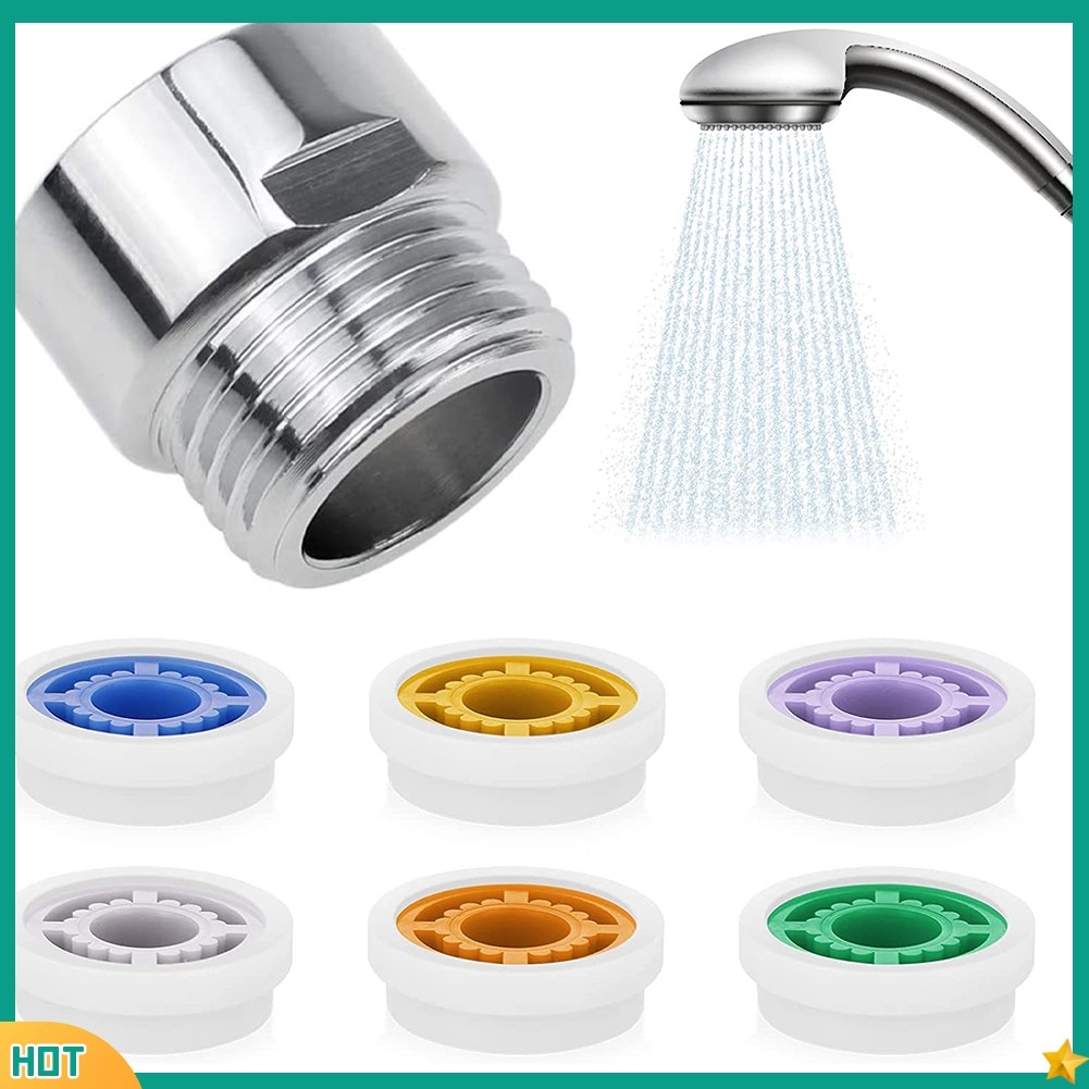 AIEX 12 Pcs Water Flow Restrictor, Multiple Specification Shower Flow Reducer Limiter Regulator, 1.2/1.5/1.8/2.0/2.2/2.5 GPM Flow Restrictor For Shower Head Fixed Water Saving (15mm/16mm In Diameter - View #6
