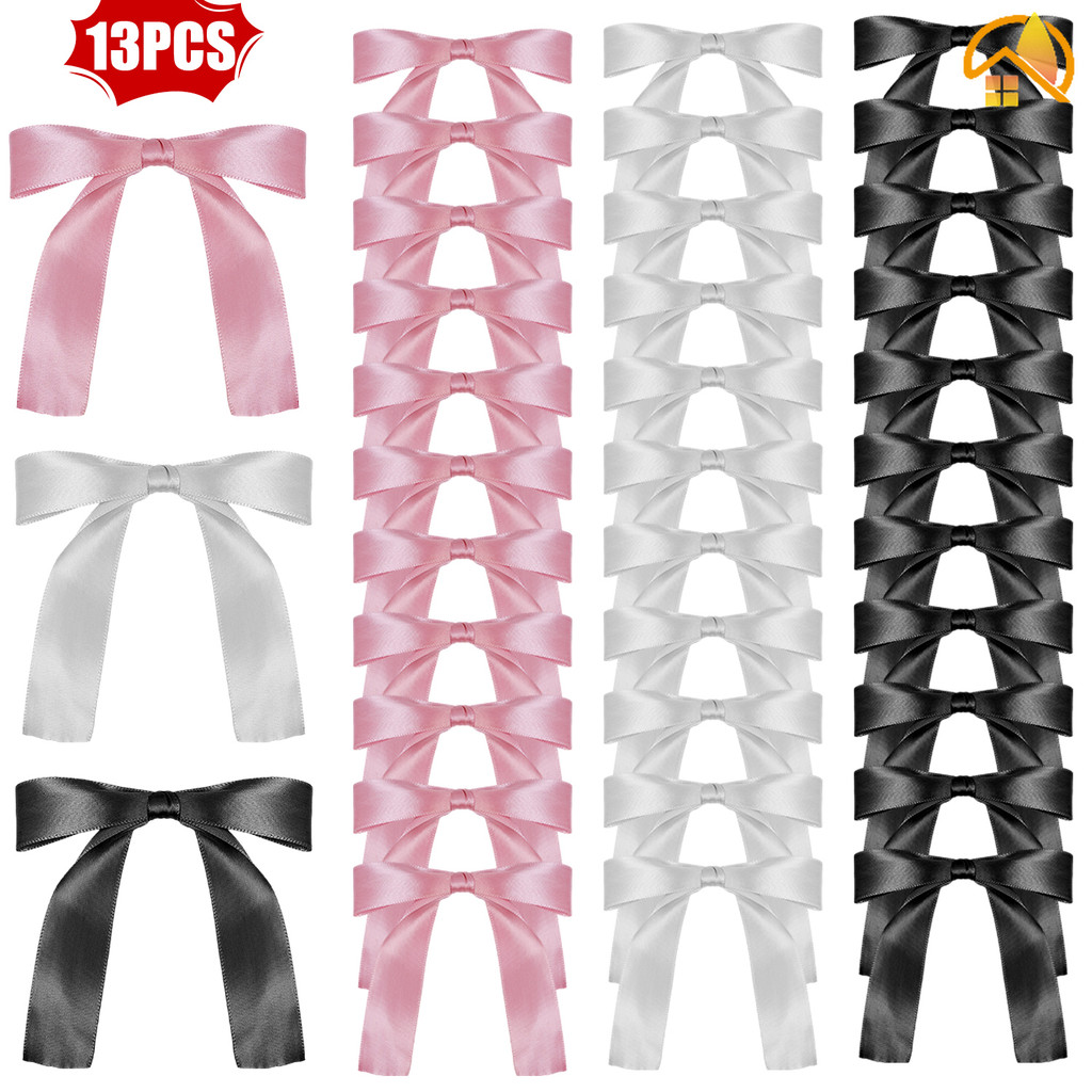 Pink Bow Birthday Banner Set - 3 Pack Party Decorations With Cards & Ribbon - View #10