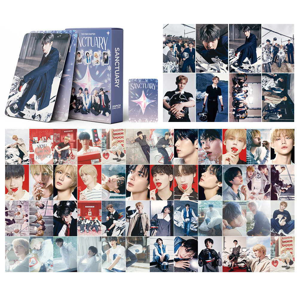 50-55pcs/box tx-t 2023 FREEFALL Photocards COMEBACK Album Laser ...
