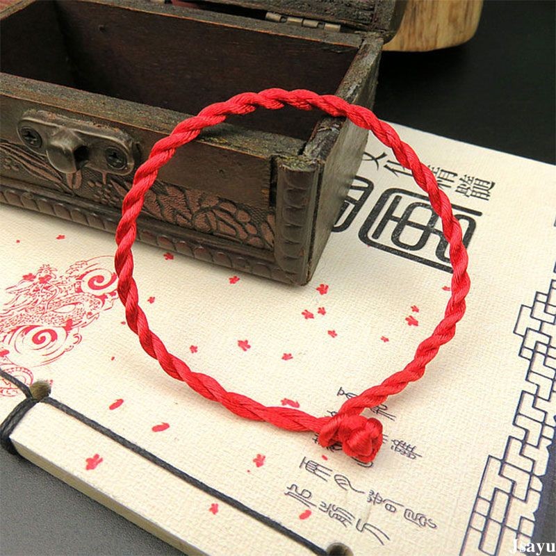 (QXJ)DIY hand-woven red thread jewelry bracelet | Shopee Philippines
