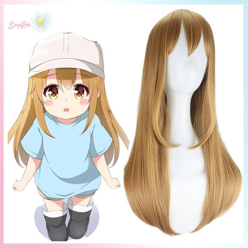 Cells at Work!! Platelet Cosplay Wig Halloween Party Props